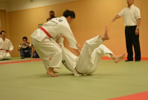 2017柔道大会試合風景