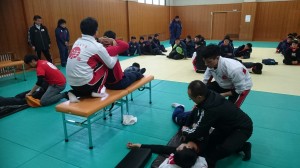 施術の様子