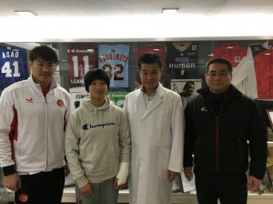 松本監督・金選手ご来校