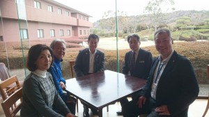 阿保総監督と総支配人と共に