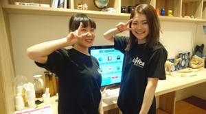 お手伝いしていただいた学生さん